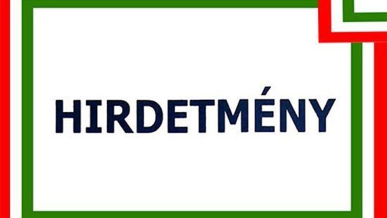 Cikk kép - Hirdetmény - Határozat